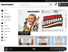 Tablet Screenshot of muslimarket.com